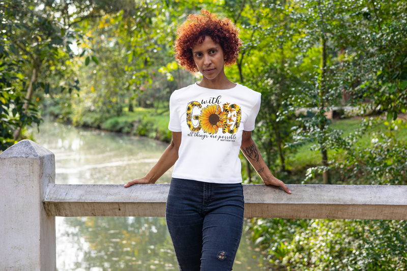 &quot;With God, all things are possible&quot; T-shirt