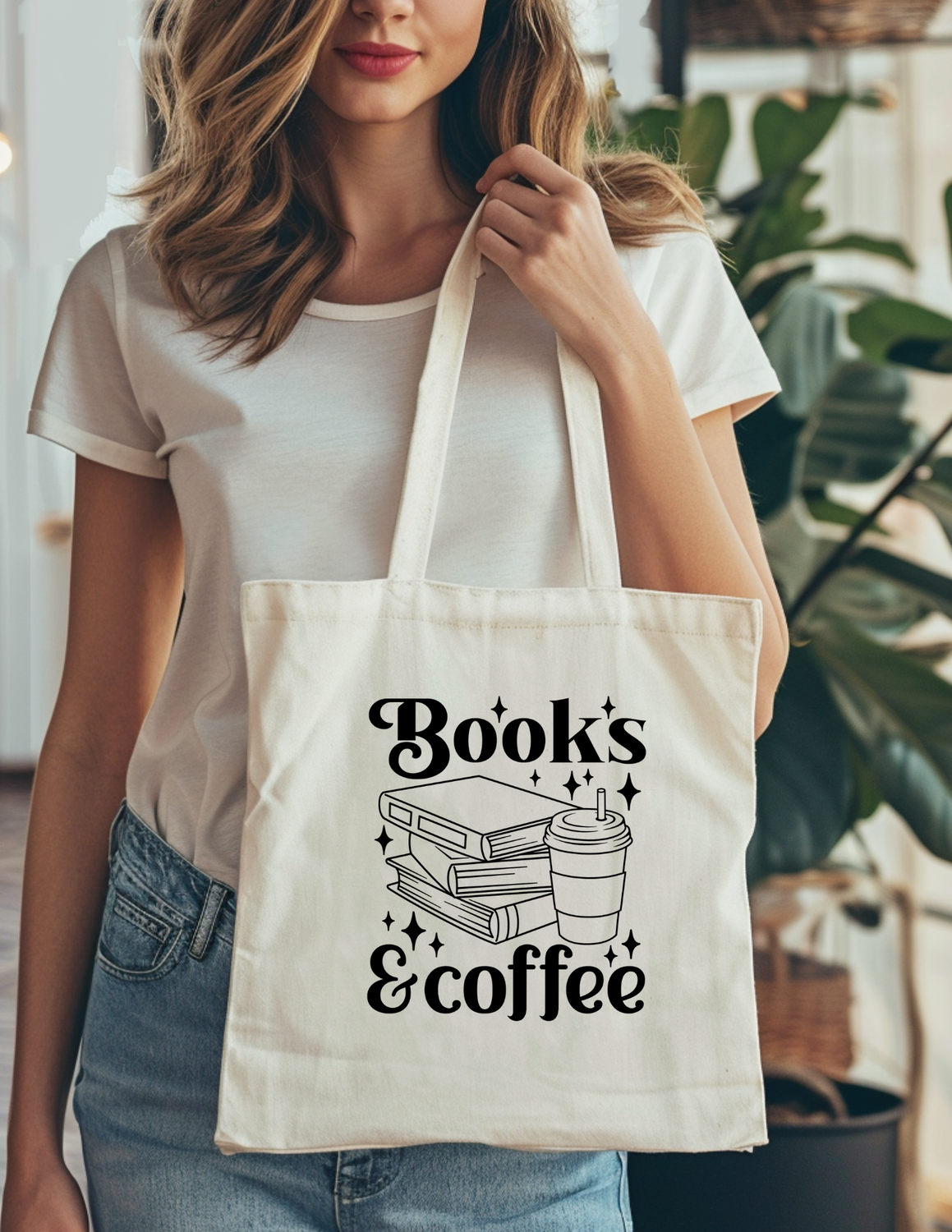 Matching Tote Bag + Beer Can Glass Set