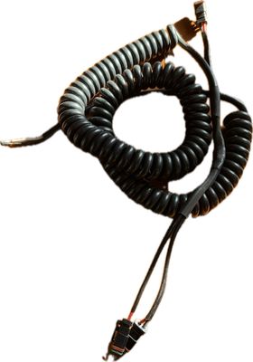 Coil Cord For Lighting With Quick Plugs