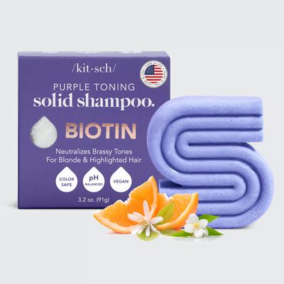 /kit•sch/  Purple Toning Shampoo Bar w/ Biotin