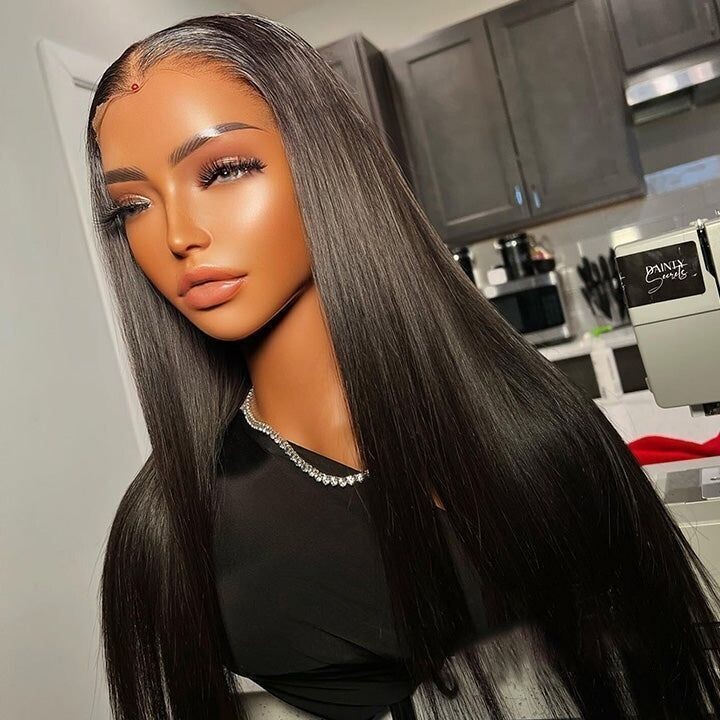 HD free parting Straight Lace Wig