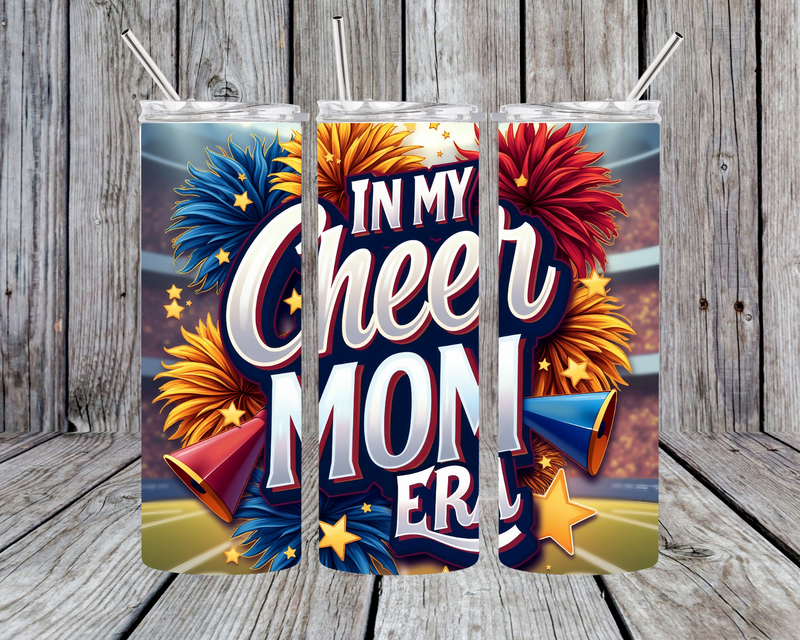 In My Cheer Mom Era 20oz Tumbler