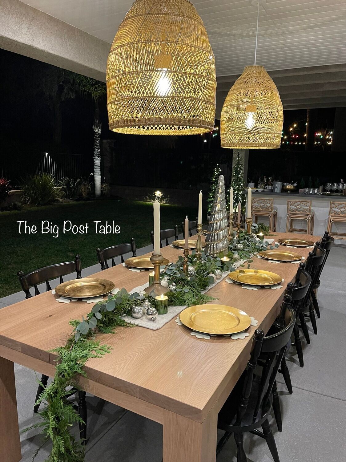 Big Post Dining Table