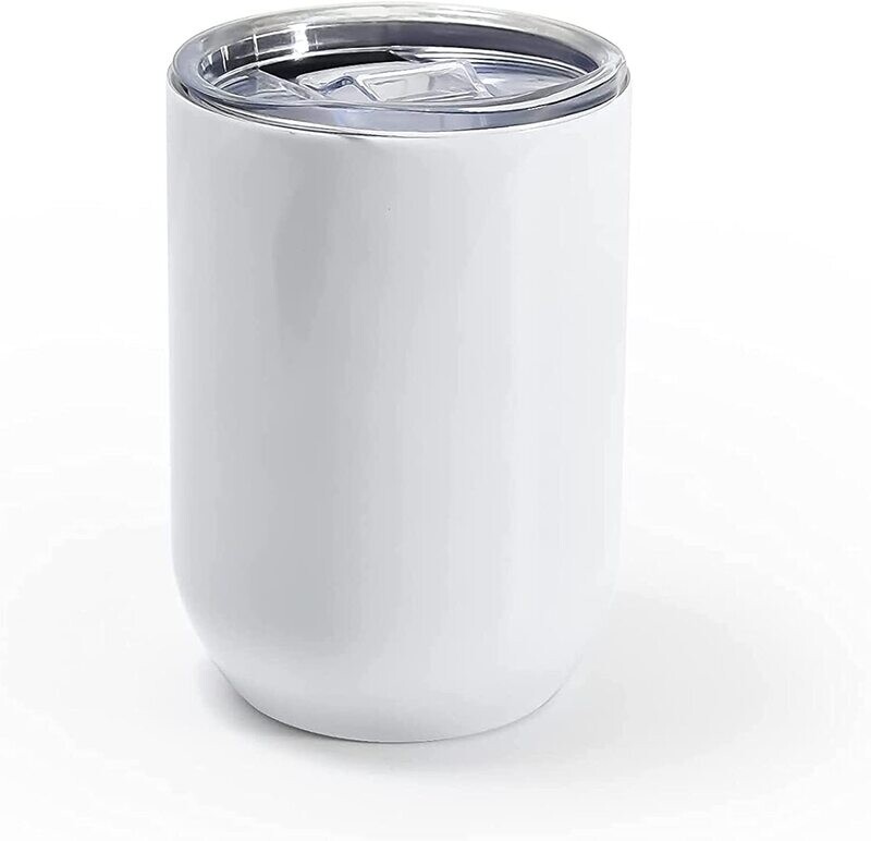 White Stemless Wine Tumbler