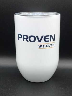 White Stemless Wine Tumbler