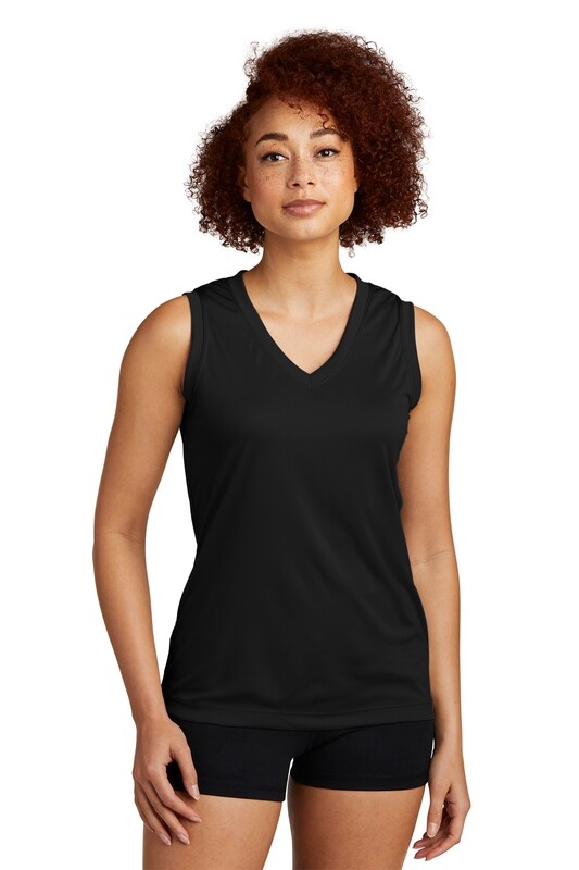 Ladies Sleeveless Dri-Fit V-Neck Tee