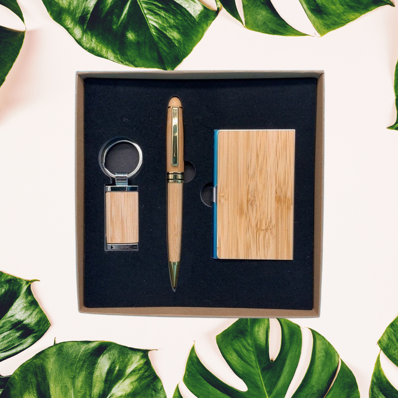 3 PCS Bamboo Gift Set