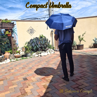 Compact UV Protection Umbrella - Blue