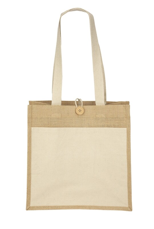 Cotton/Jute Tote Bag