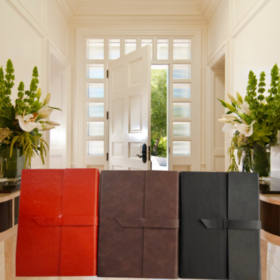 11.5" x 8" RFID Executive Journal w/ Pen - Red