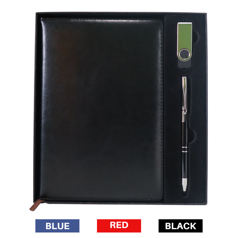 Executive 3 Pcs USB Gift Set - Red