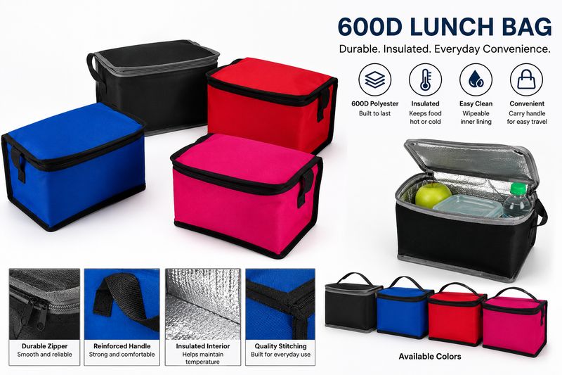 600D Strong Lunch Bag