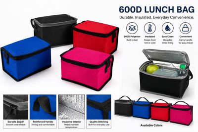 600D Strong Lunch Bag