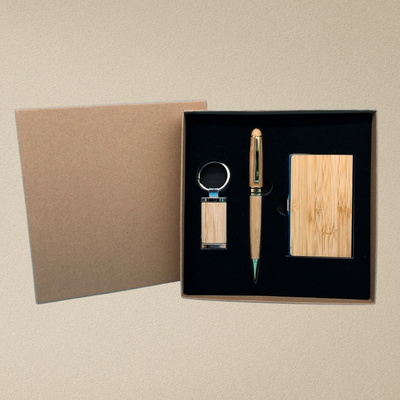 3 PCS Bamboo Gift Set