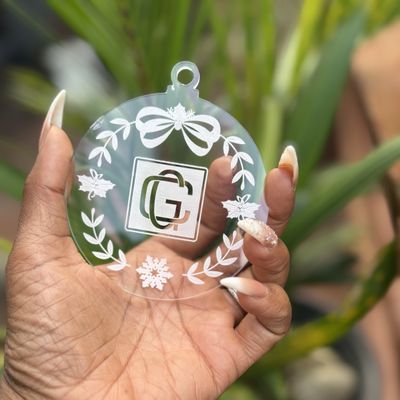 The ClearJoy Acrylic Ornament