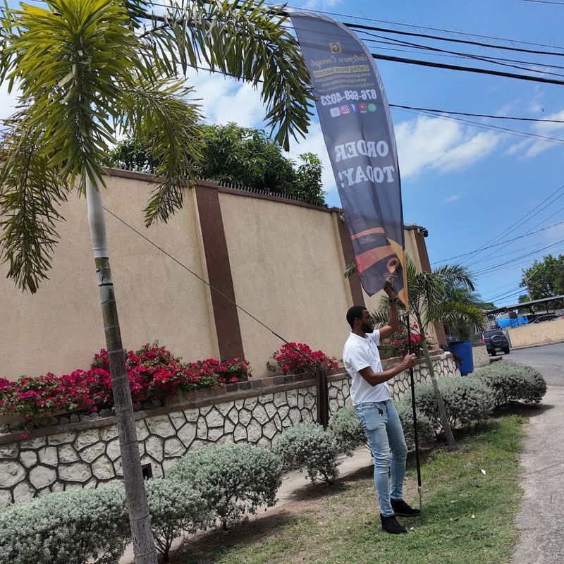 12ft Feather Banner