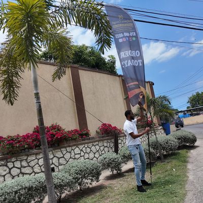 12ft Feather Banner