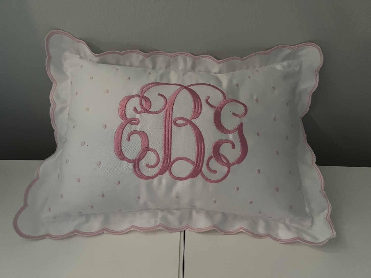 Scalloped Edge Pillow
