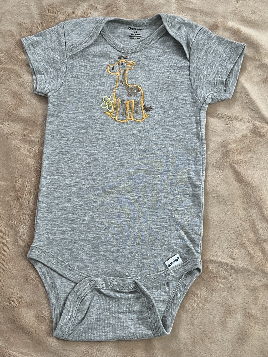 Giraffe Embroidered Onsie