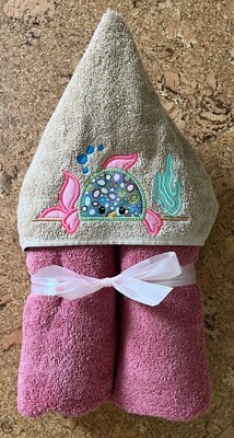 Fish Hooded Bath Towel