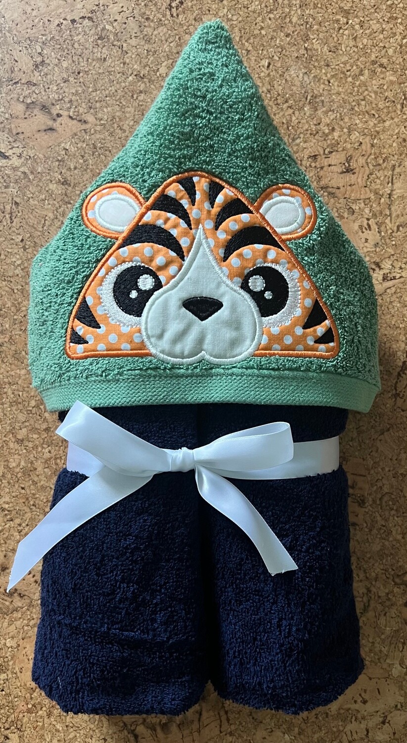 Boy Tiger Hooded Bath Towel