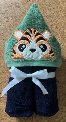 Boy Tiger Hooded Bath Towel