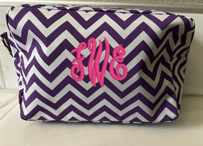 Chevron Cosmetic Bag