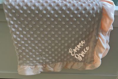 Minky baby blanket