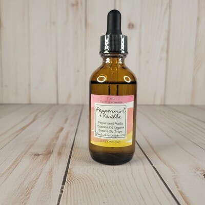 Peppermint &amp; Vanilla Beard and Body Oil 1.5oz