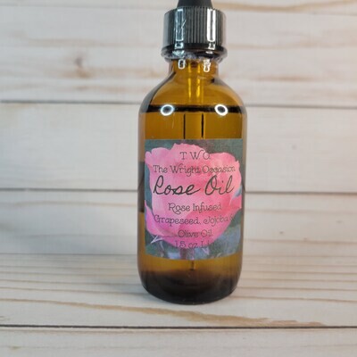 Rose Oil - Olive, Grapeseed &amp; Jojoba Oil
