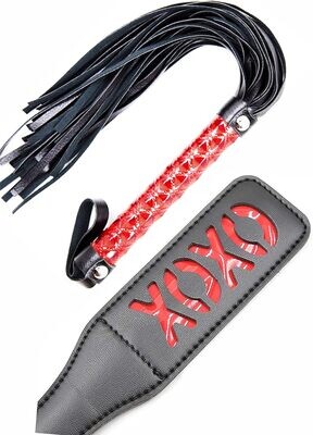 Red Horse Paddle 12 Riding Horse Whip 15 Set