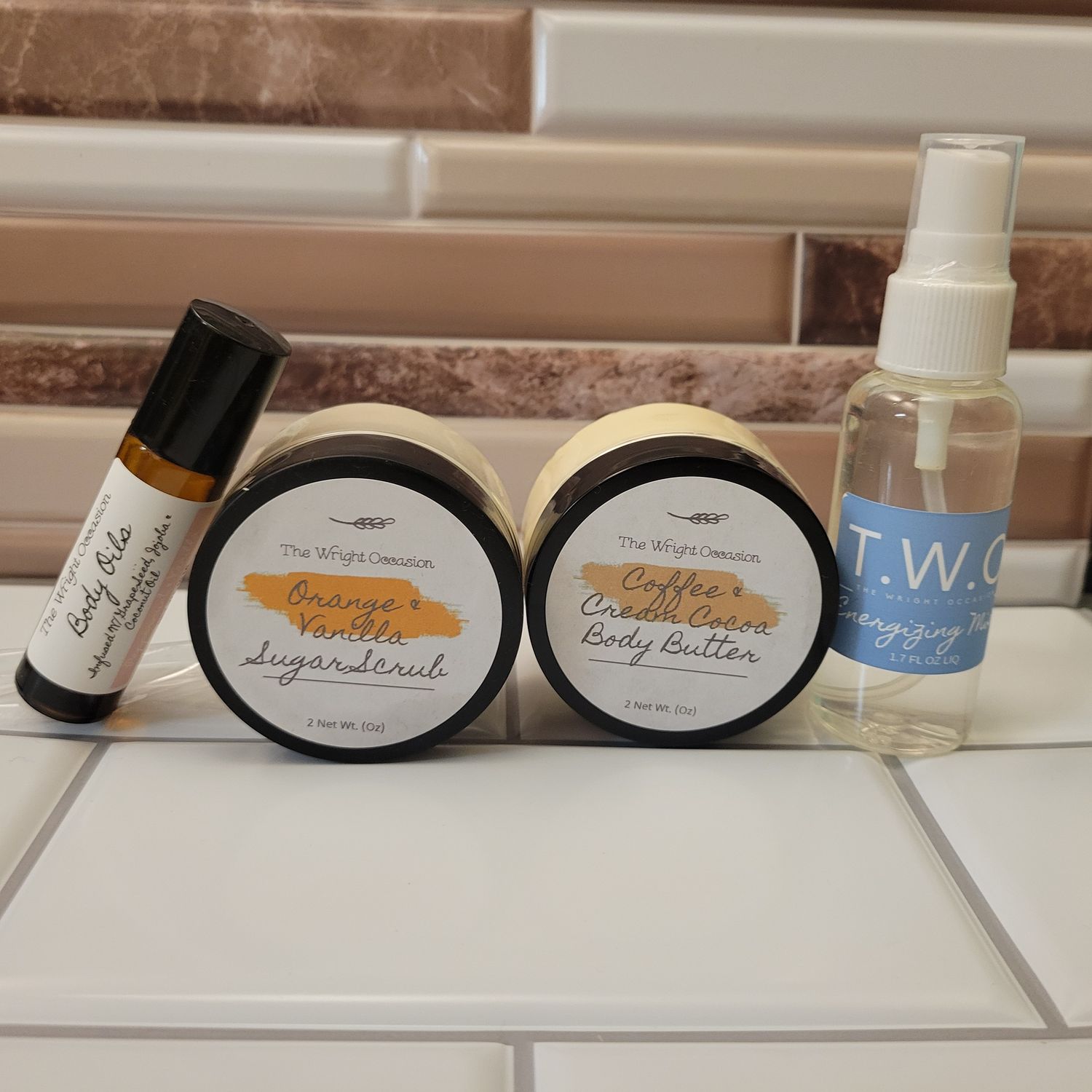 Sample Pack - Body Butter, Sugar Scrub, Oil &amp; Mist