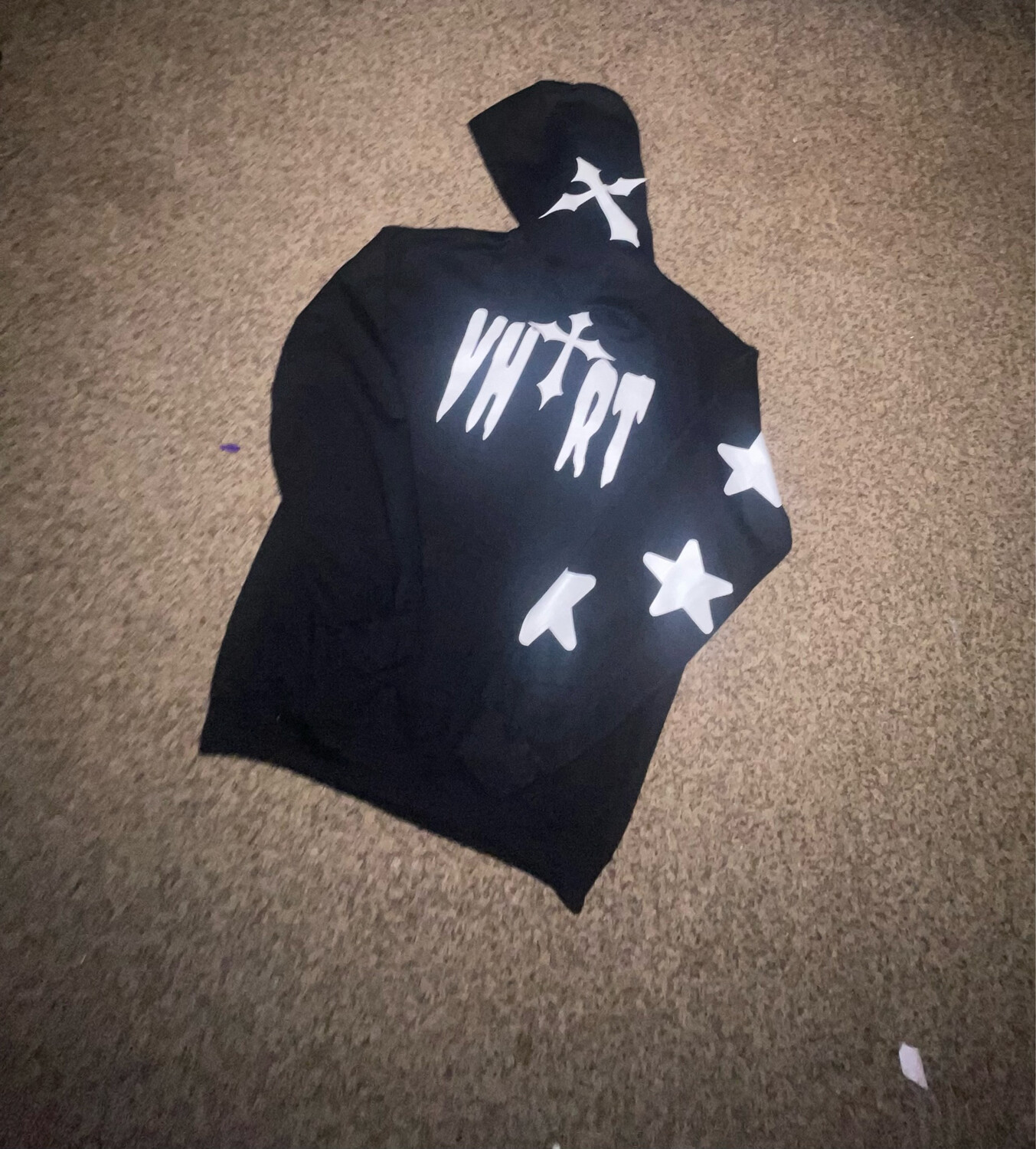 Black Reflective Hoodie