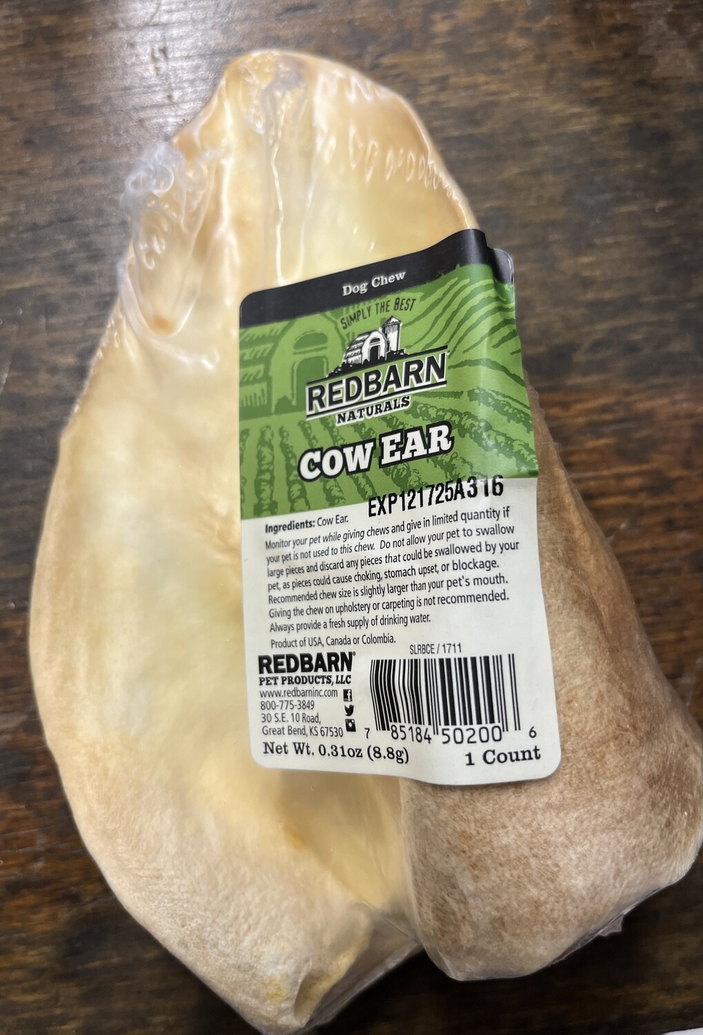 Redbarn Naturals Cow Ear Dog Chew