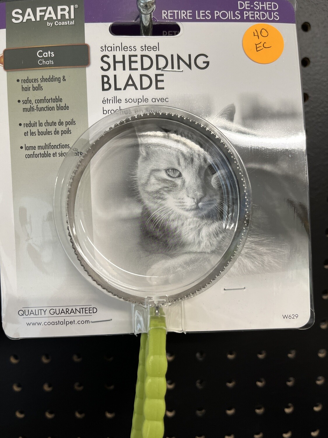 Safari Stainless Steel Shedding Blade for Cats