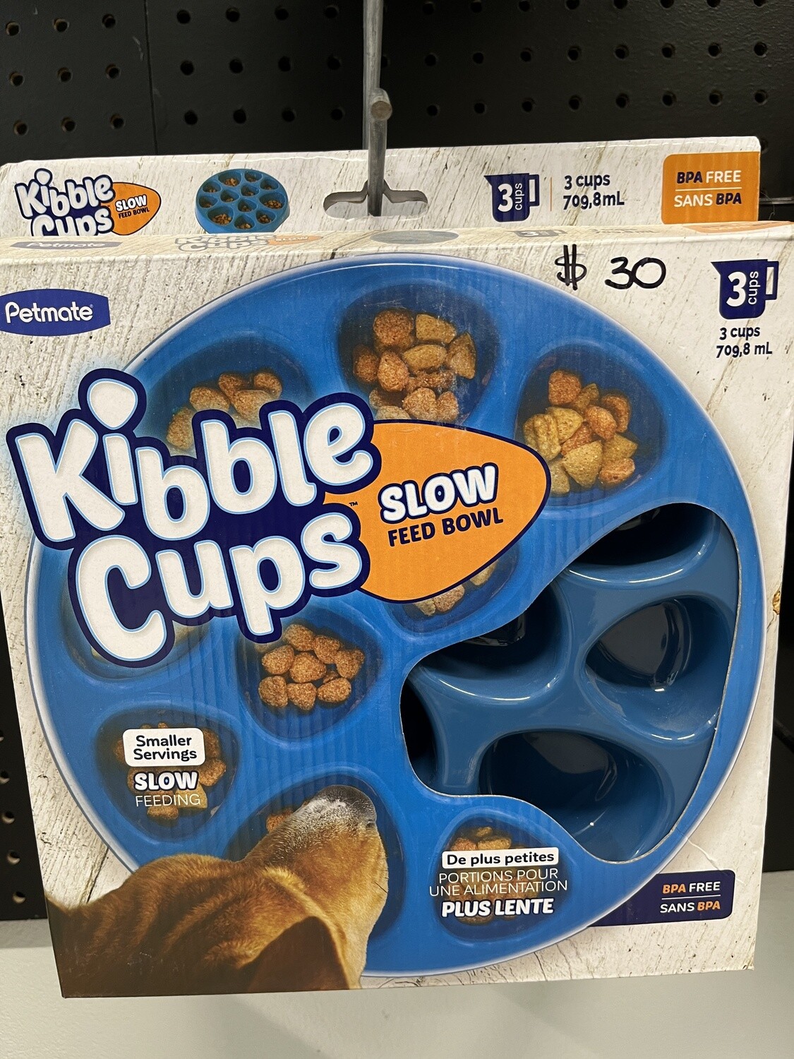 Petmate Kibble Cups Slow Feed Bowl