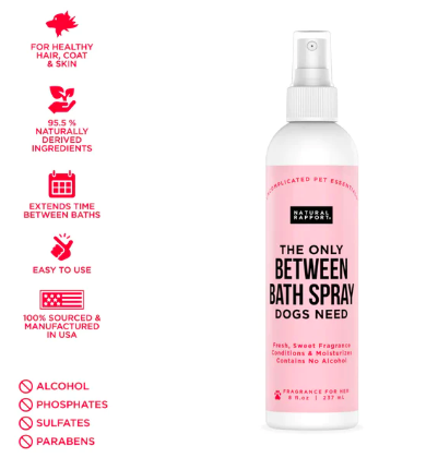 Natural Rapport The Only Between Bath Spray Dogs Need