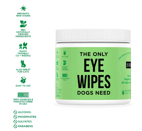 Natural Rapport The Only Eye Wipes Dogs Need