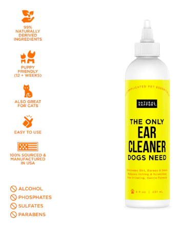 Natural Rapport The Only Ear Cleaner Dogs Need