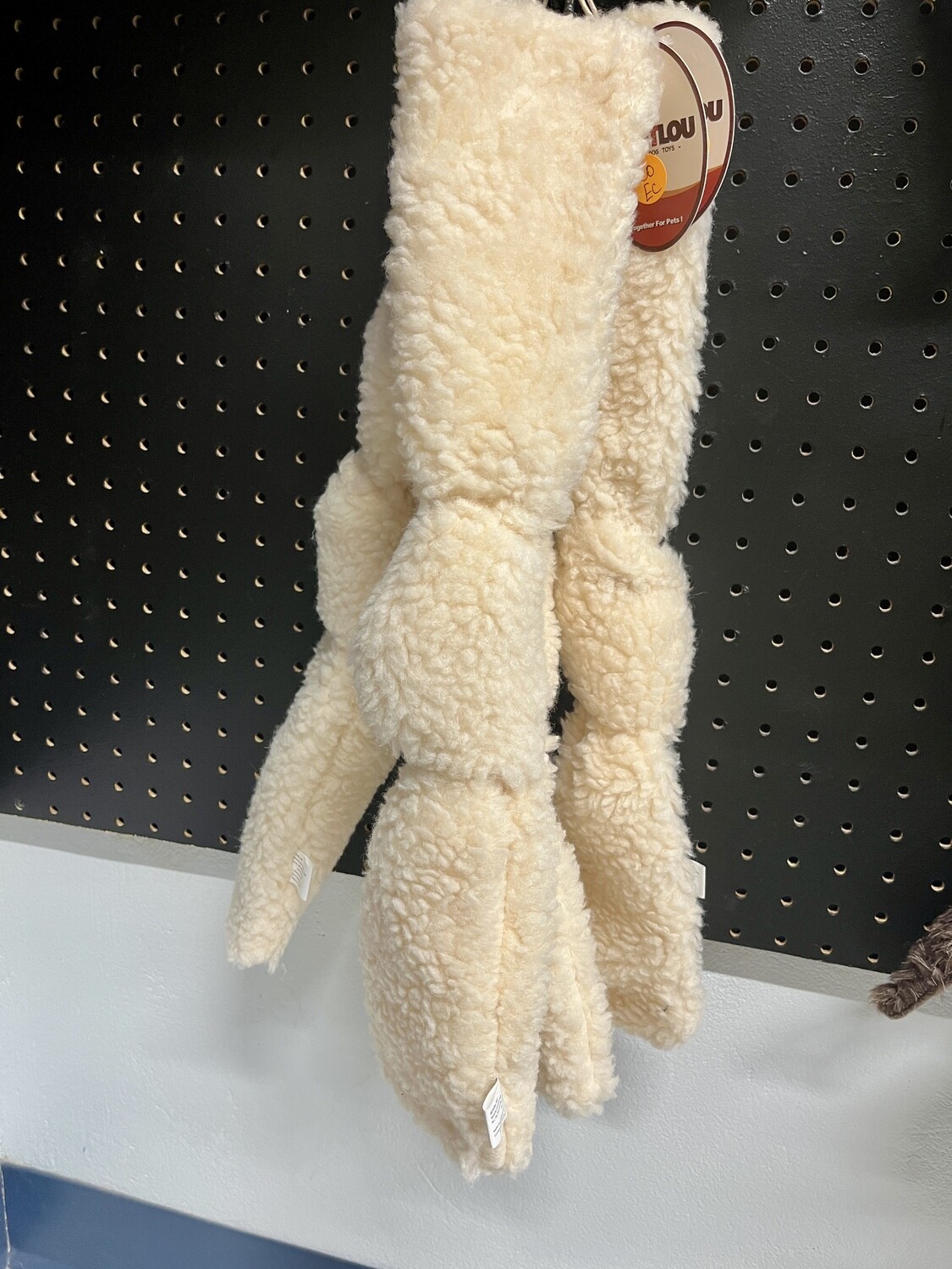 PetLou Fleece Crinkle Tug Toy