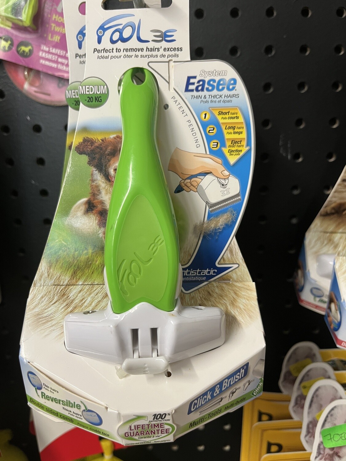 Eazee by Foolee Dog Deshedding Brush