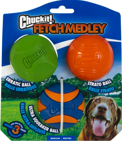 Chuckit! Fetch Medley - 3 Pack