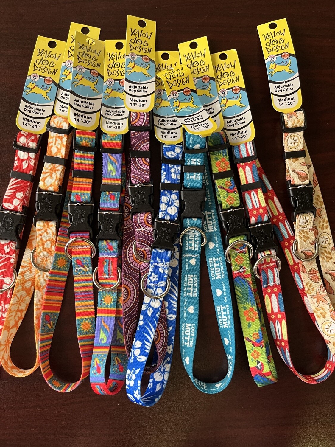 Yellow Dog Design Adjustable Dog Collar