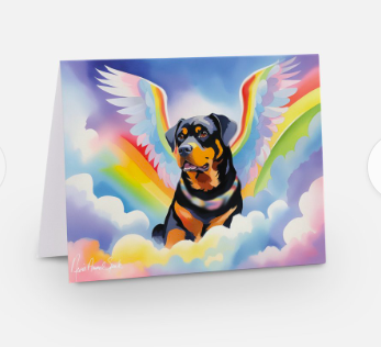 Nevis Animal Speak &quot;Rainbow Bridge&quot; Sympathy Cards