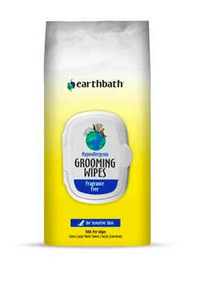 Earthbath Hypoallergenic Grooming Wipes (100 ct)