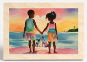 Wood Prints &quot;Friends Series&quot;