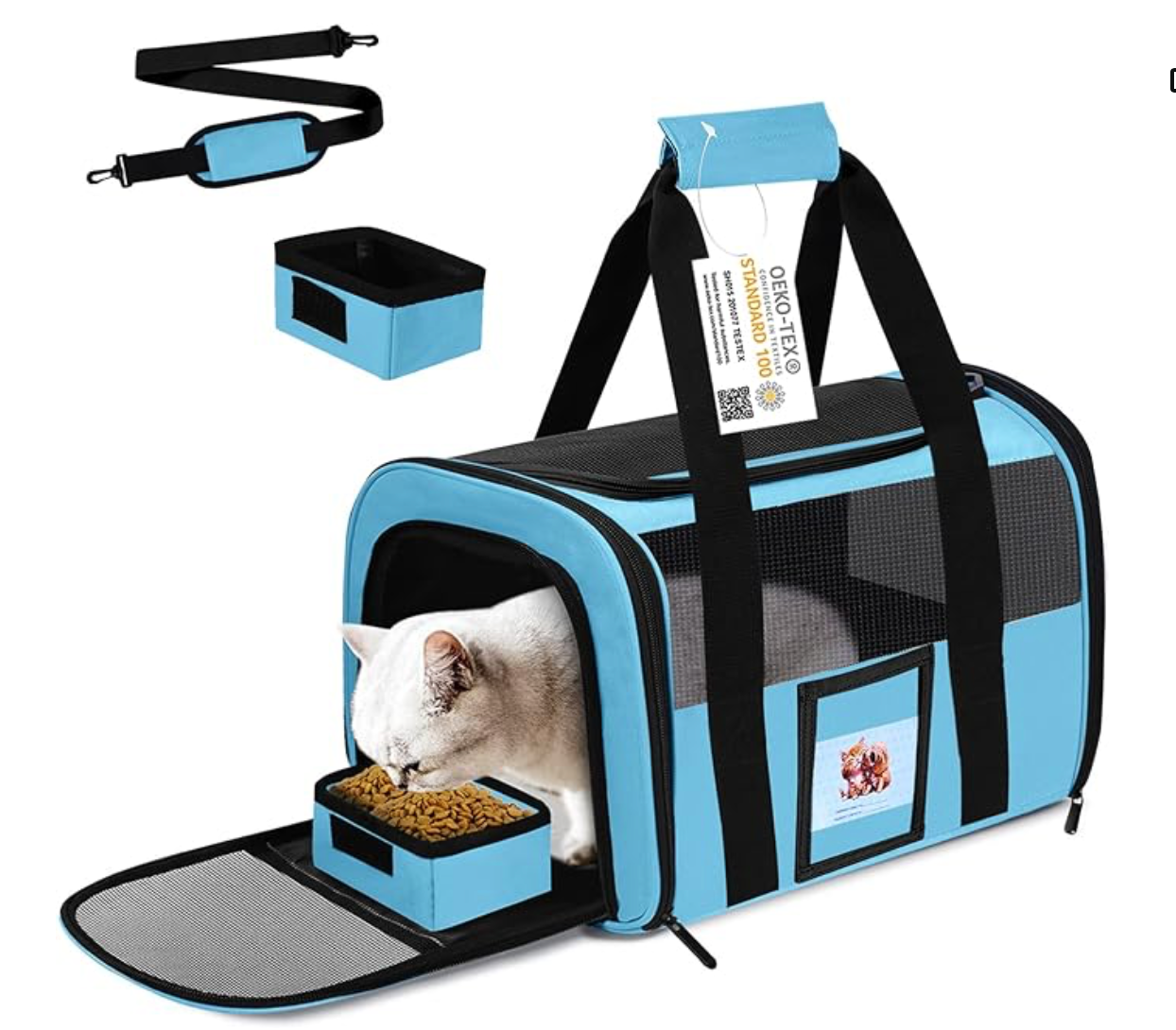 Seclato Pet Carrier fro Small Dogs &amp; Cats Under 15 lbs