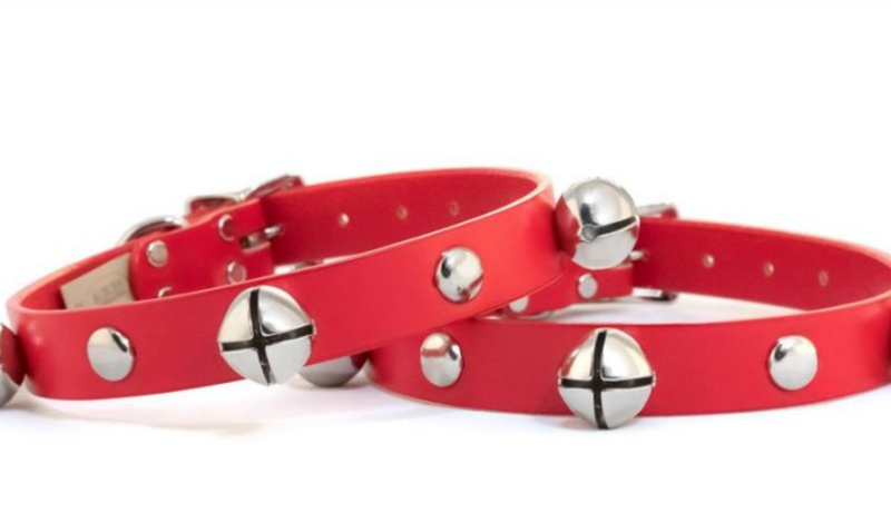 Auburn Leathercrafters Jingle Bell Collar