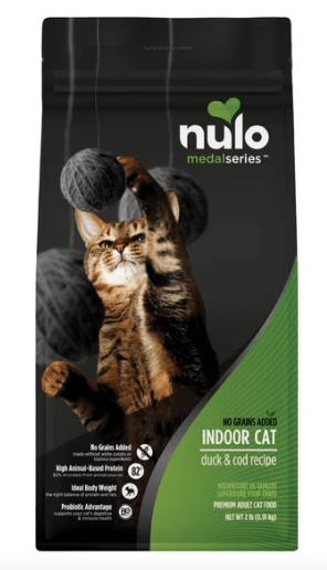 Nulo MedalSeries High-Protein Kibble Cat Food (Duck &amp; Cod Recipe) - 12 lbs