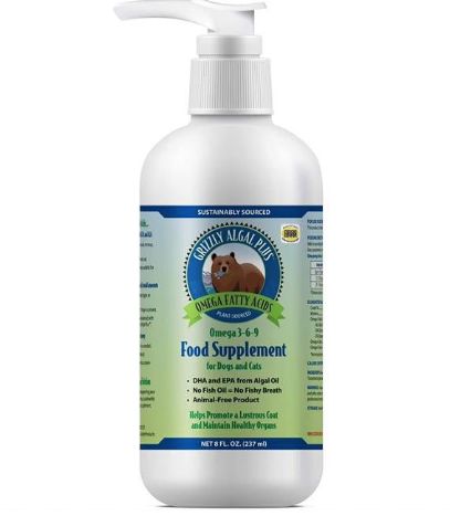 Omega 3-6-9 Food Supplement for Dogs &amp; Cats - 8 oz